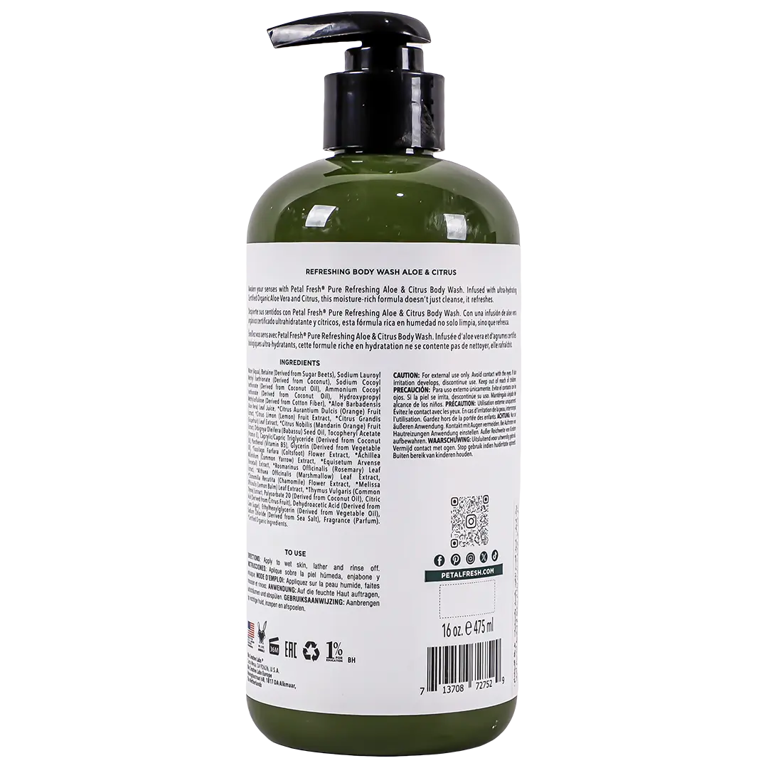 Petal Fresh Pure Aloe And Citrus Bath And Shower Gel 475 ml - view 2