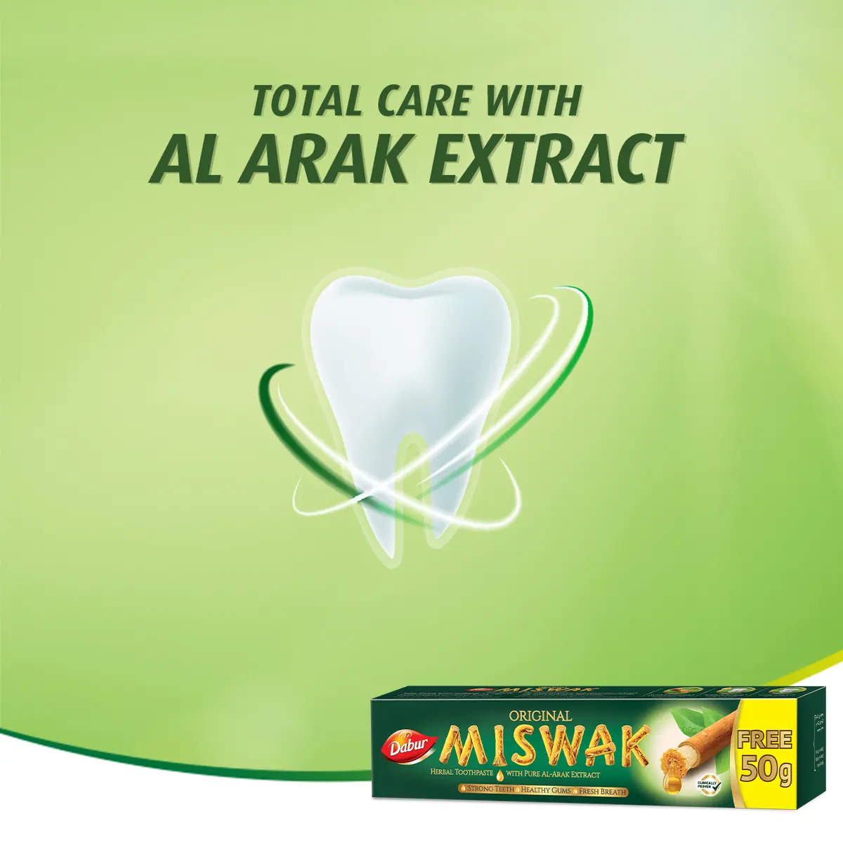 Dabur Miswak Herbal Toothpaste 170 gm - view 9