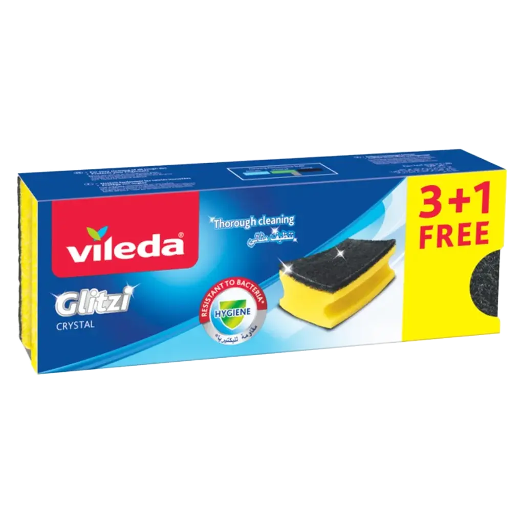 فيليدا اسفنجة جليتزي كريستال 3 قطع +1 مجانا  - view 1