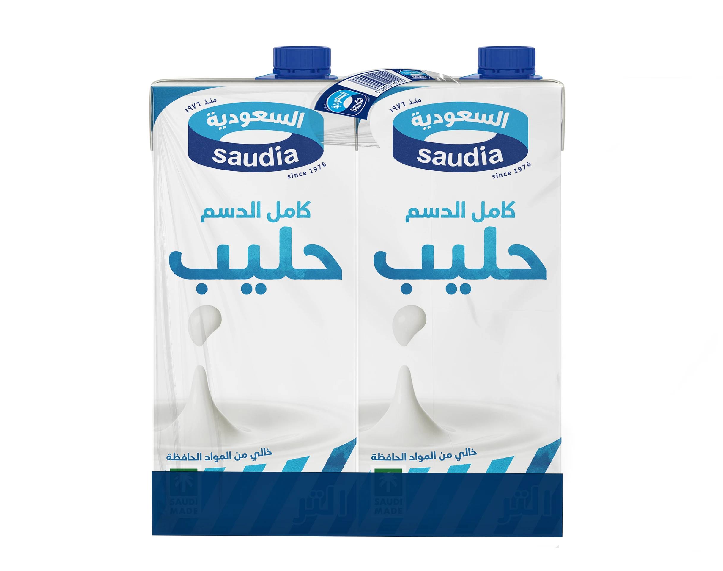 Saudia Milk Full Fat 4 pcs 1 l