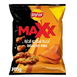 Lay's Maxx Chicago Hot Wings Potato Chips 105 gm