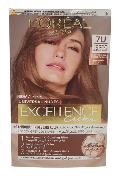 Loreal Excellence Nudes Blonde 7U - view 1