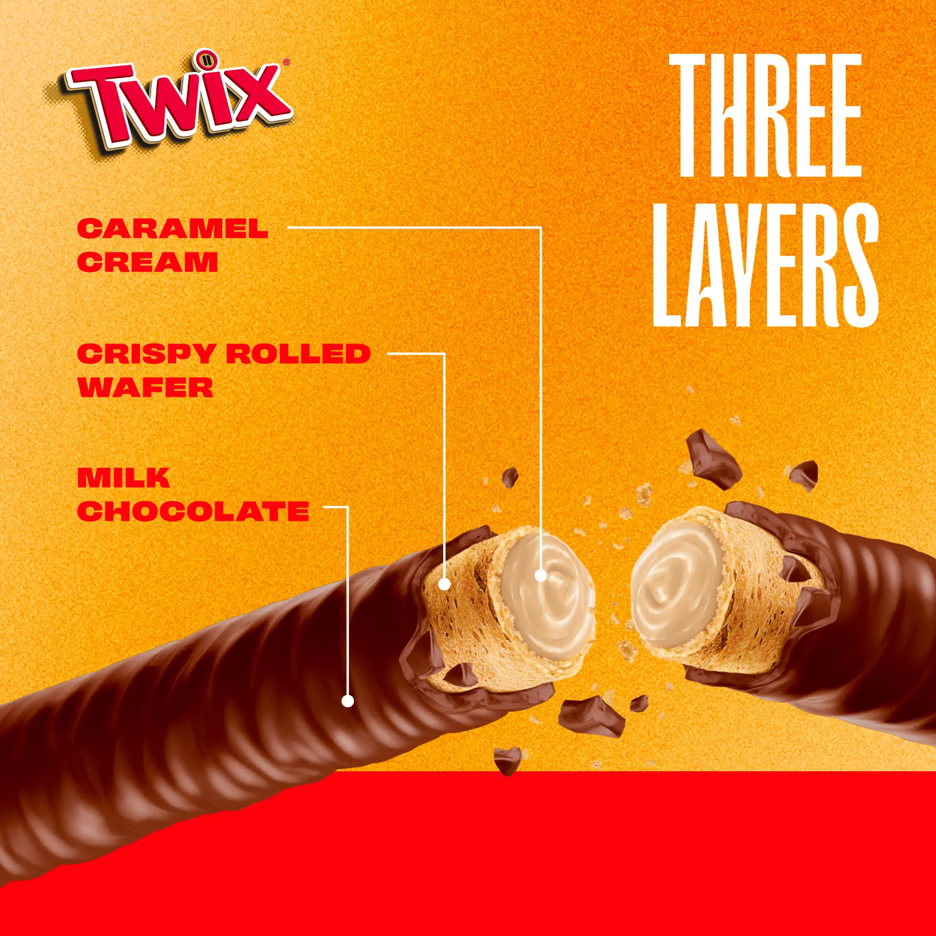 Twix Caramel Wafer Covered with Chocolate 22.5 gm - view 7