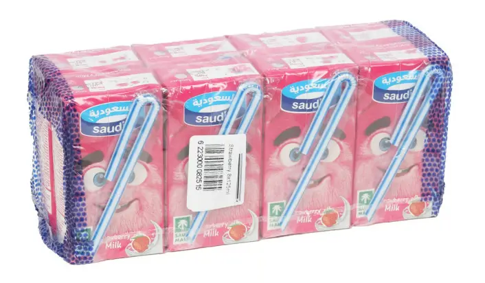 Saudia Strawberry Milk 125MlX8 - view 1