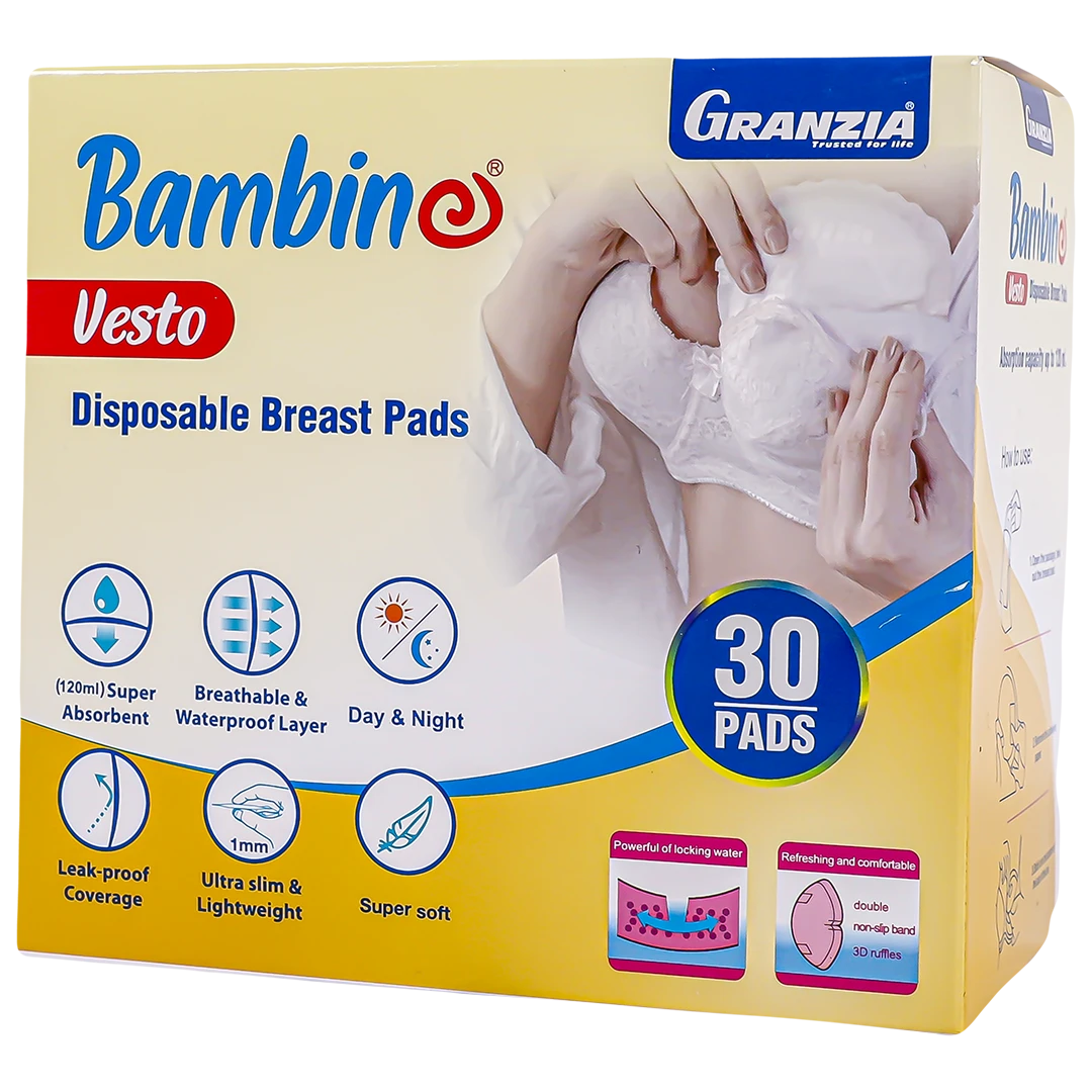 Granzia Vesto Disposable Breast Pads One Time Use 30 Pads