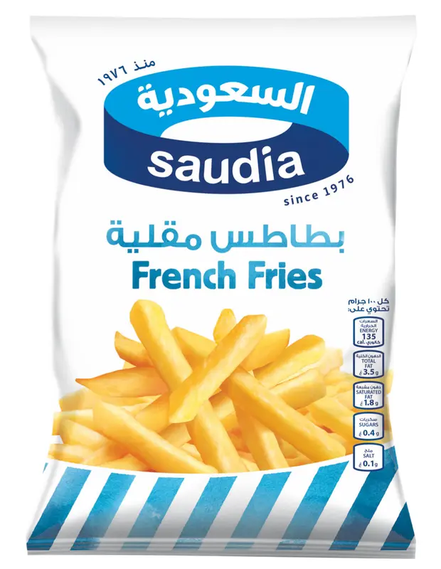 Saudia French Fries Frozen 1 kg - view 1