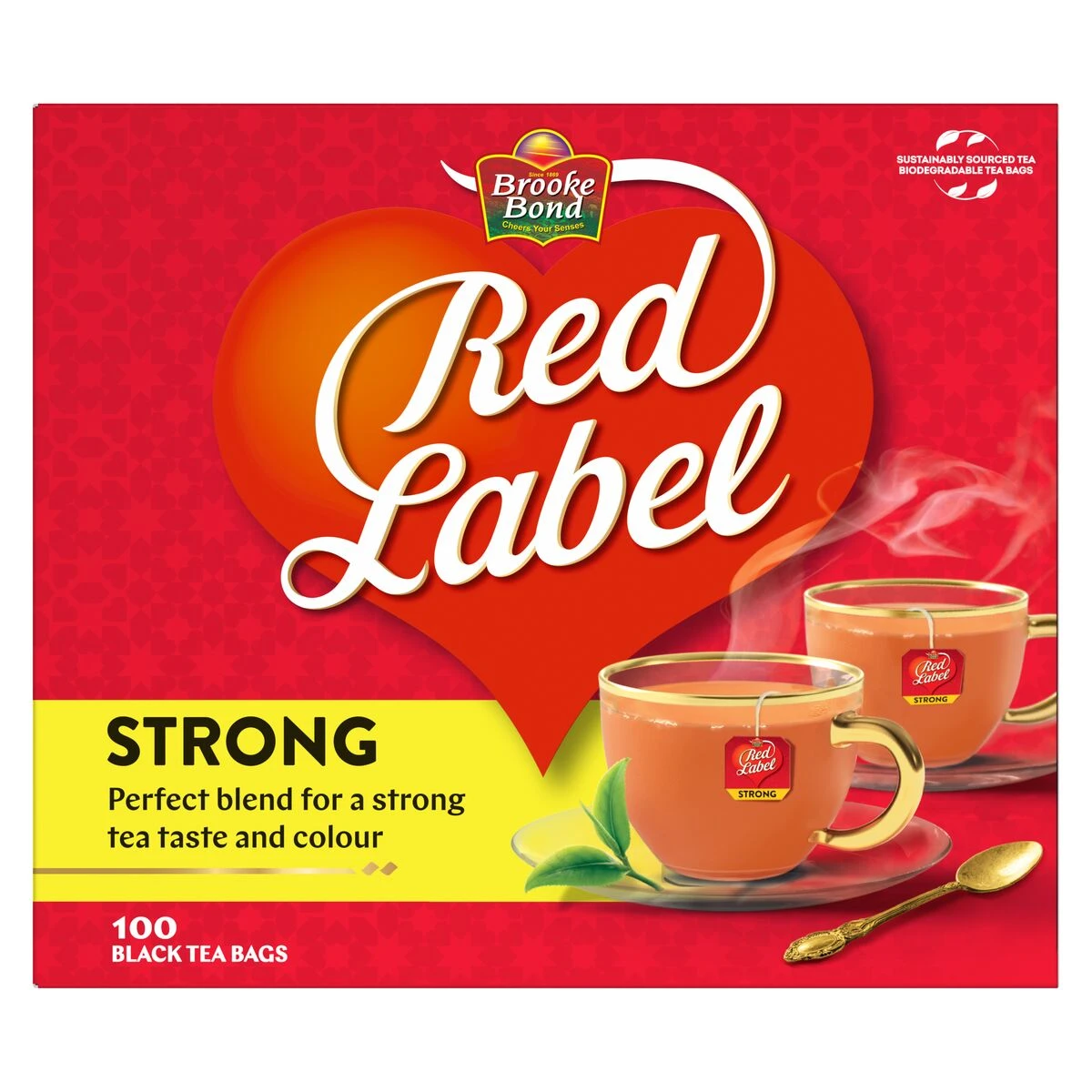 Brooke Bond Red Label Black Tea 100 Teabags