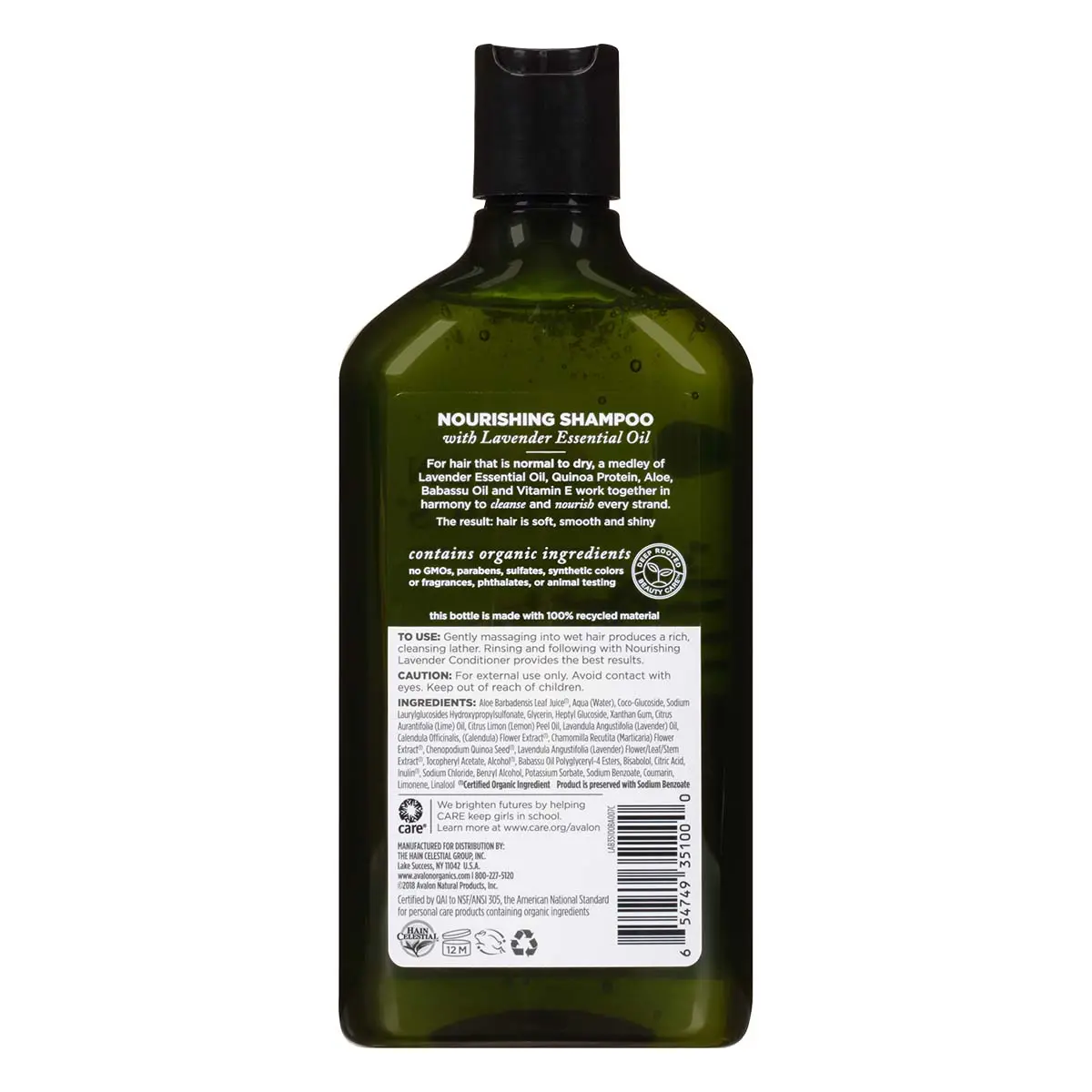 Avalon Organics Lavender Shampoo 325 ml - view 2