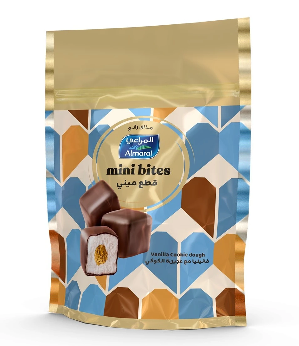 Almarai Ice Cream Mini Bites Vanilla Cookie Dough 128 ml