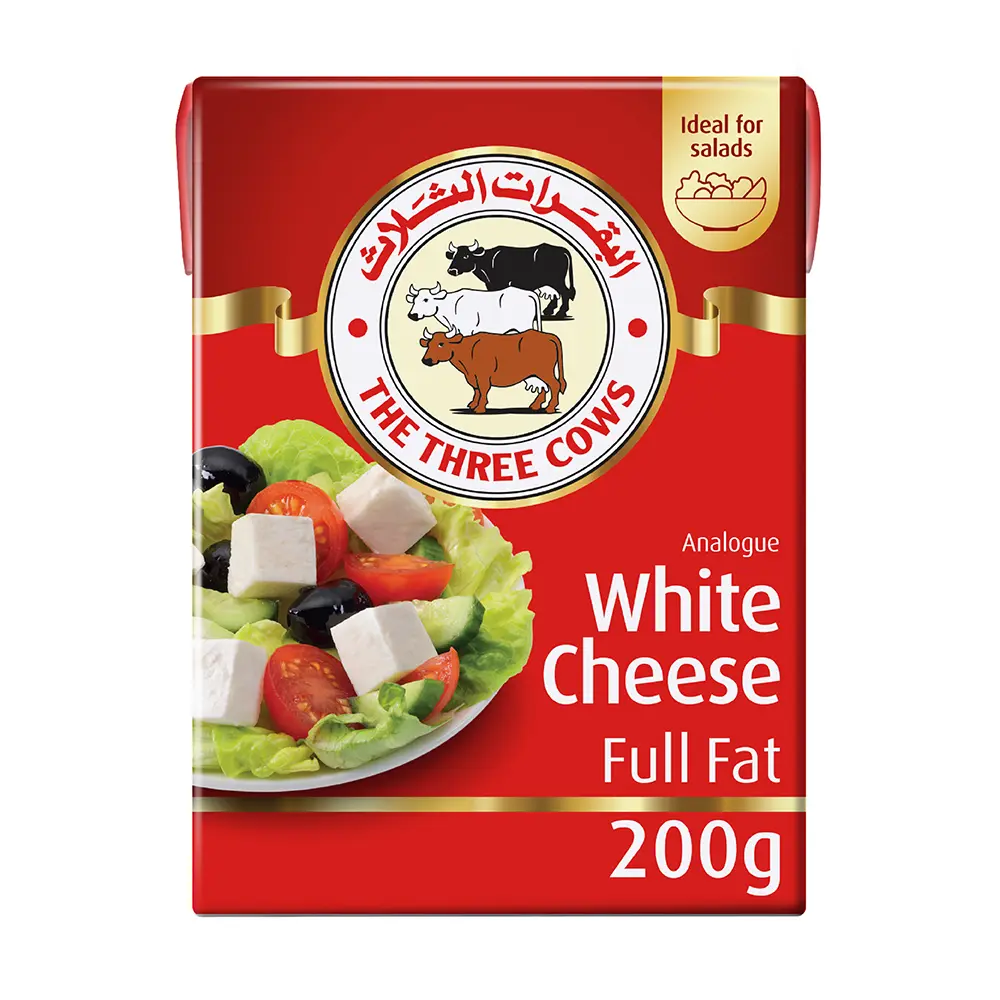 The Three Cows Analogue White Cheese Full Fat 200 gm - view 7