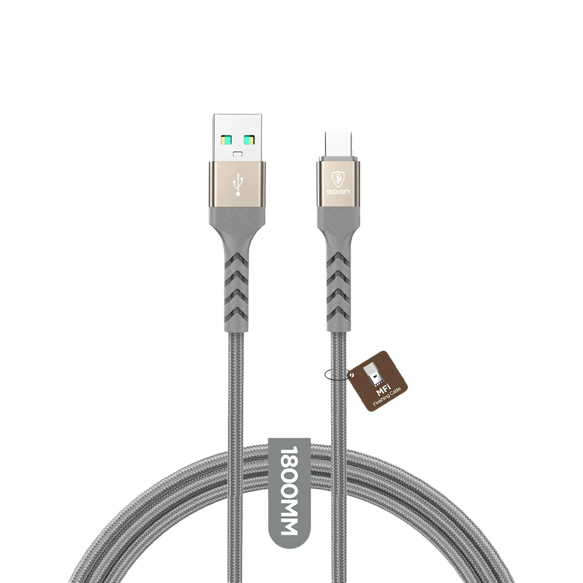 SPON Cable Usb to Type C 1.8m  - view 2