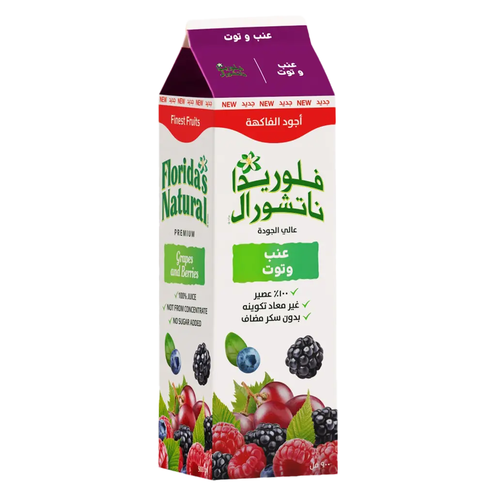 فلوريدا عصير بنكهة العنب والتوت 900 مل - view 2