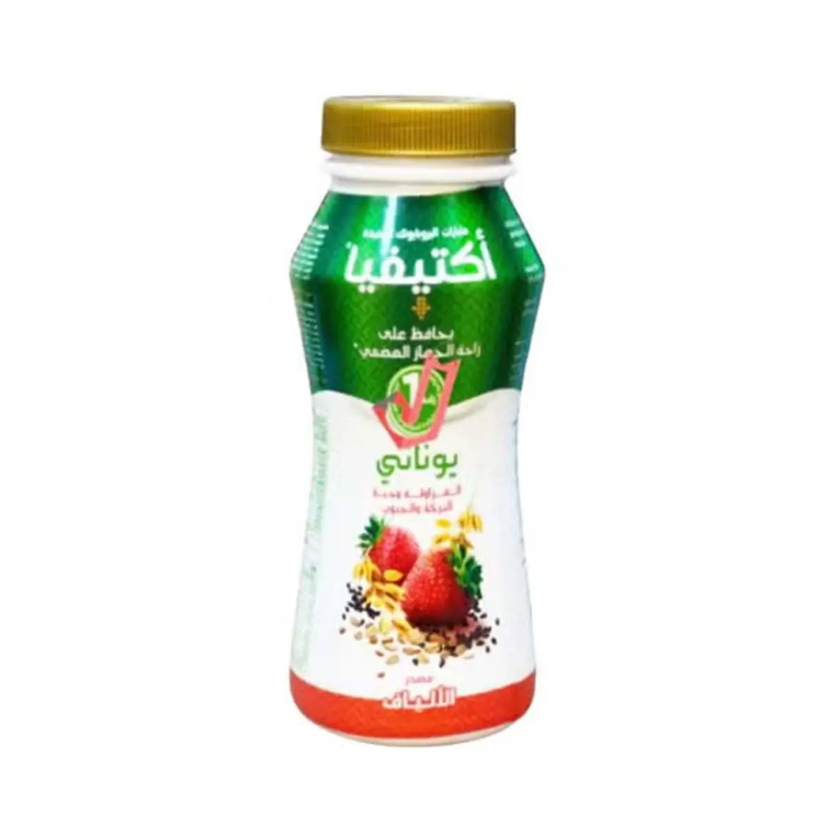 Activia Greek Drink Strawberry Dates & Cereal 180 ml - view 1