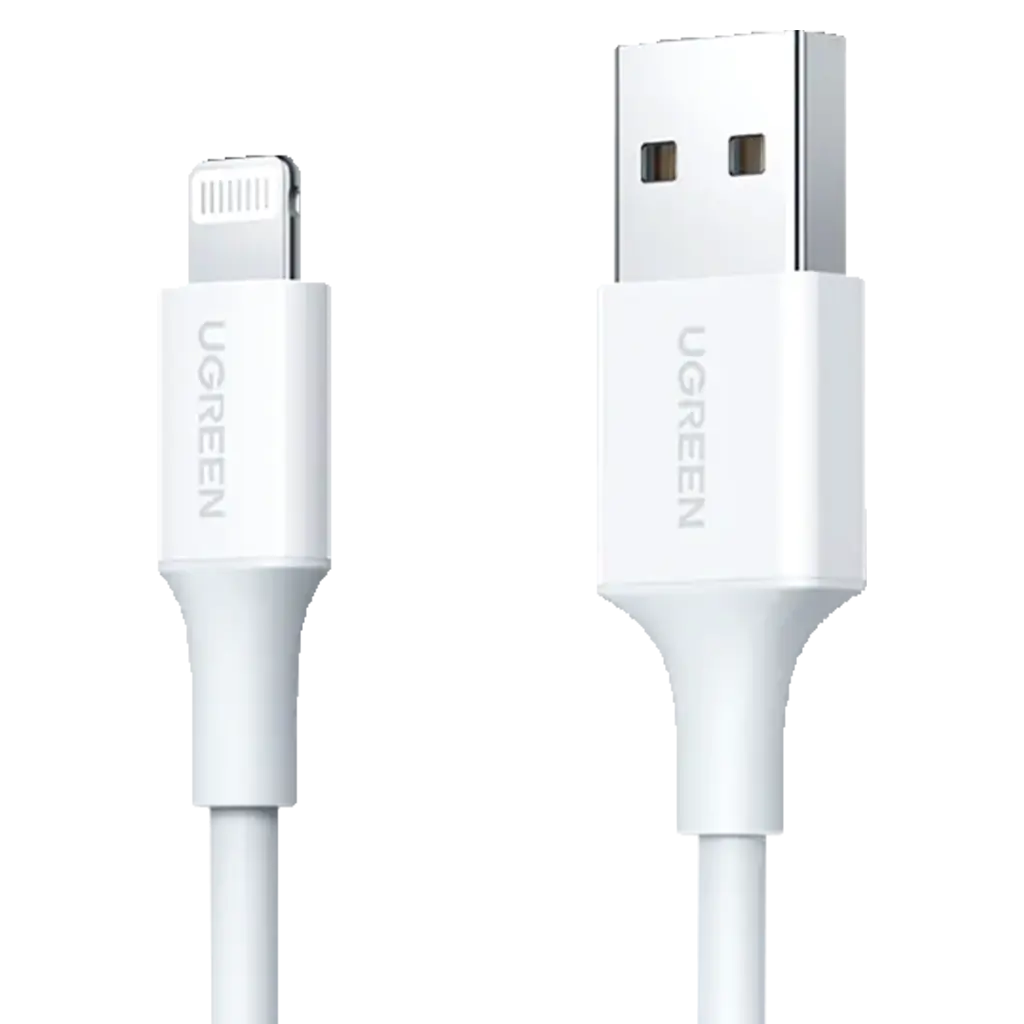 يوجرين سلك شاحن USB إلى آيفون بطول 2 م | أبيض - view 1