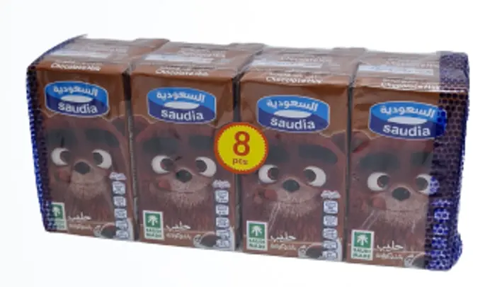 Saudia Chocolate Milk 125MlX8 - view 1