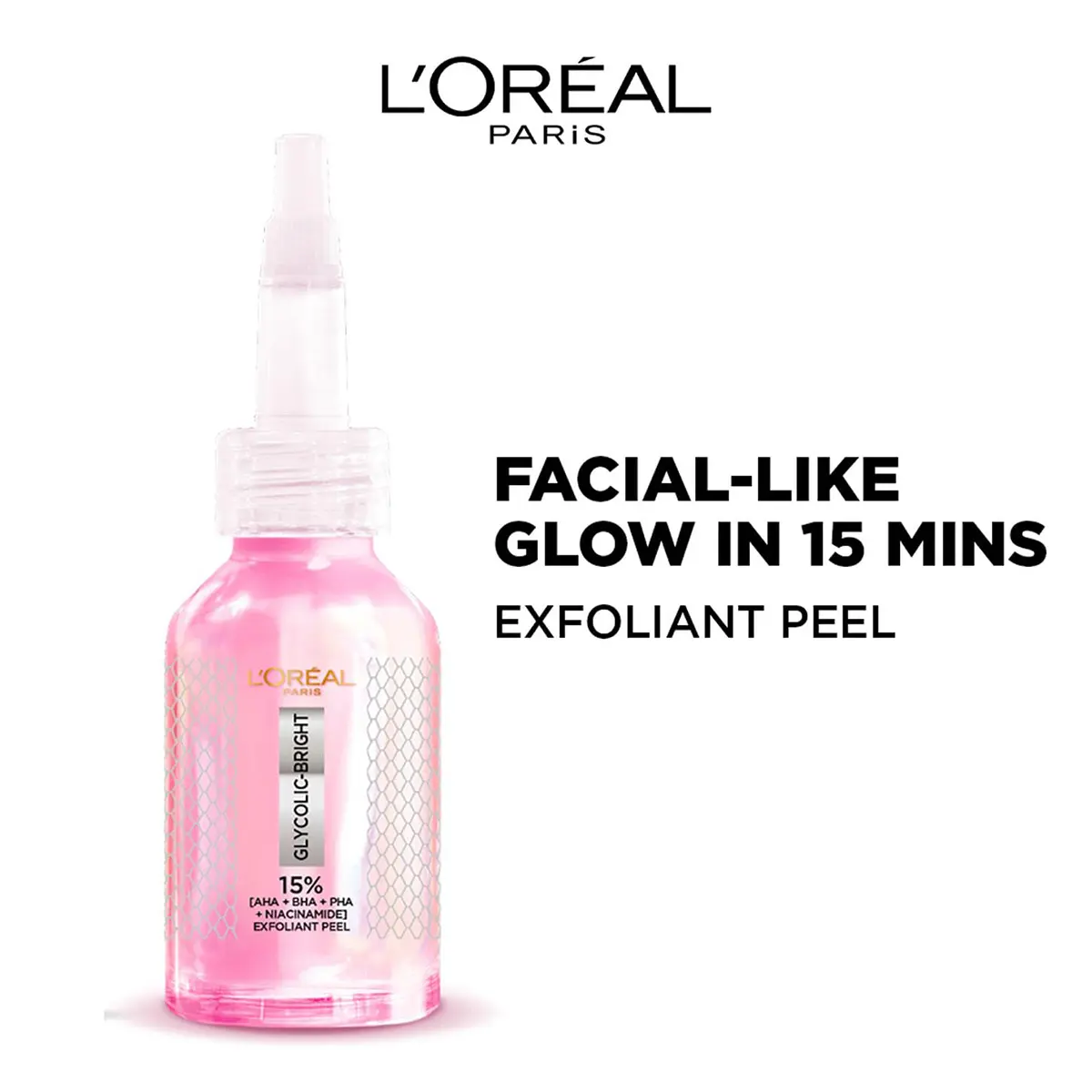 L'Oreal Paris Glycolic Bright Anti-Dark Spot Exfoliant Peel Serum 25 ml - view 2