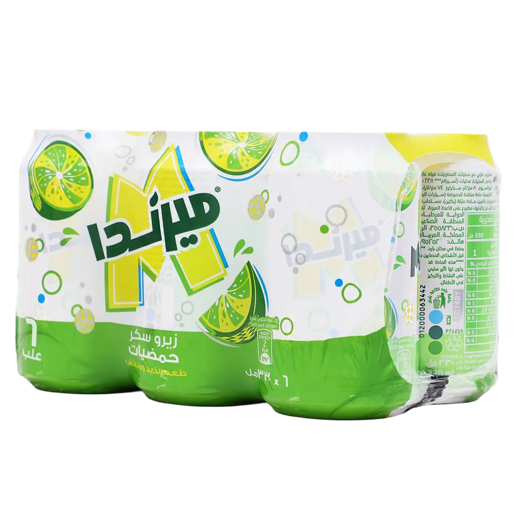 Mirinda Soft Drink Citrus Zero Sugar 6 pcs 330 ml - view 2