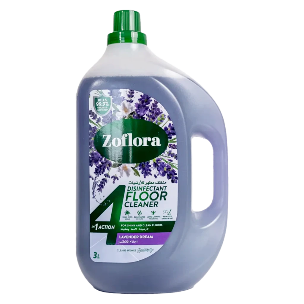 Zoflora Antibacterial Disinfectant Floor Cleaner Lavender Dreams Scent 3 L