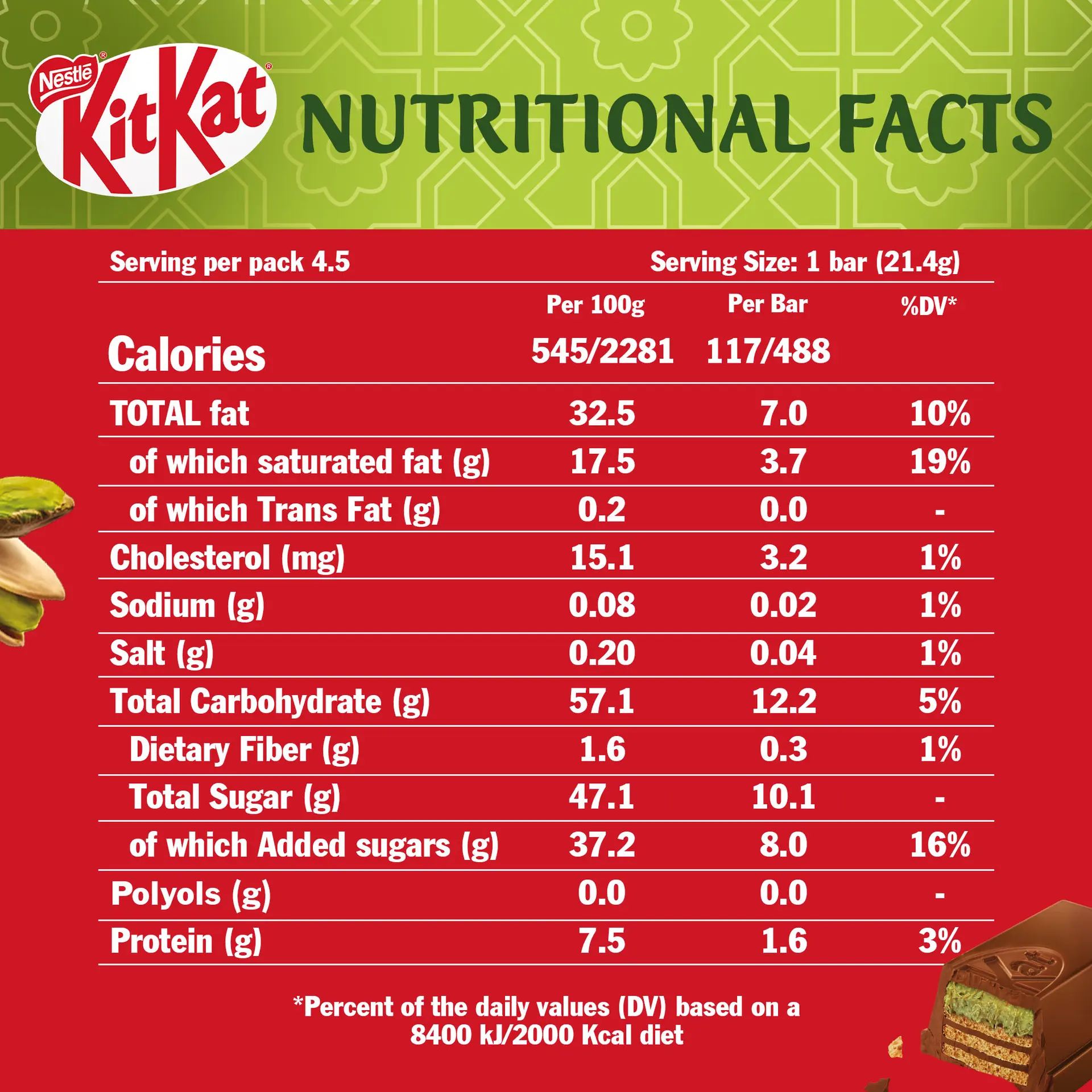 KitKat Chocolate Miniatures Pistachio Kunafa 96.3 gm  - view 4