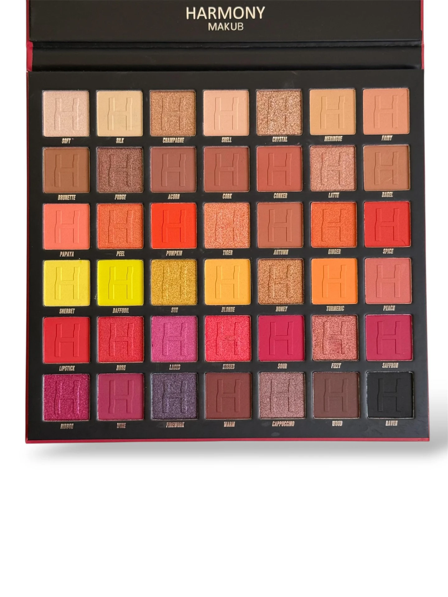 Harmony Beauty Eyeshadow Palate Fiery New 42 Colour