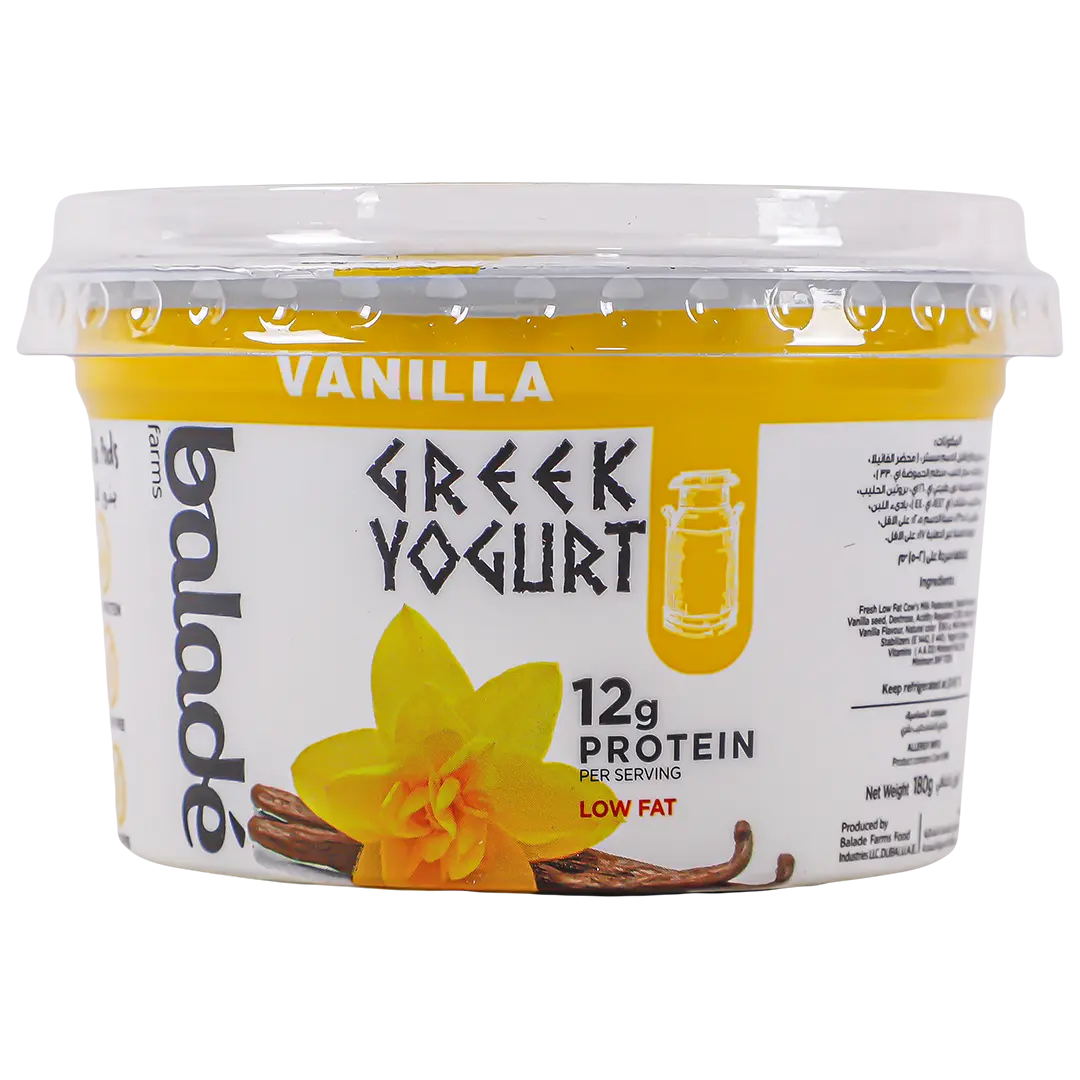 Balade Protein Greek Yoghurt Low Fat Vanilla 180 gm - view 2