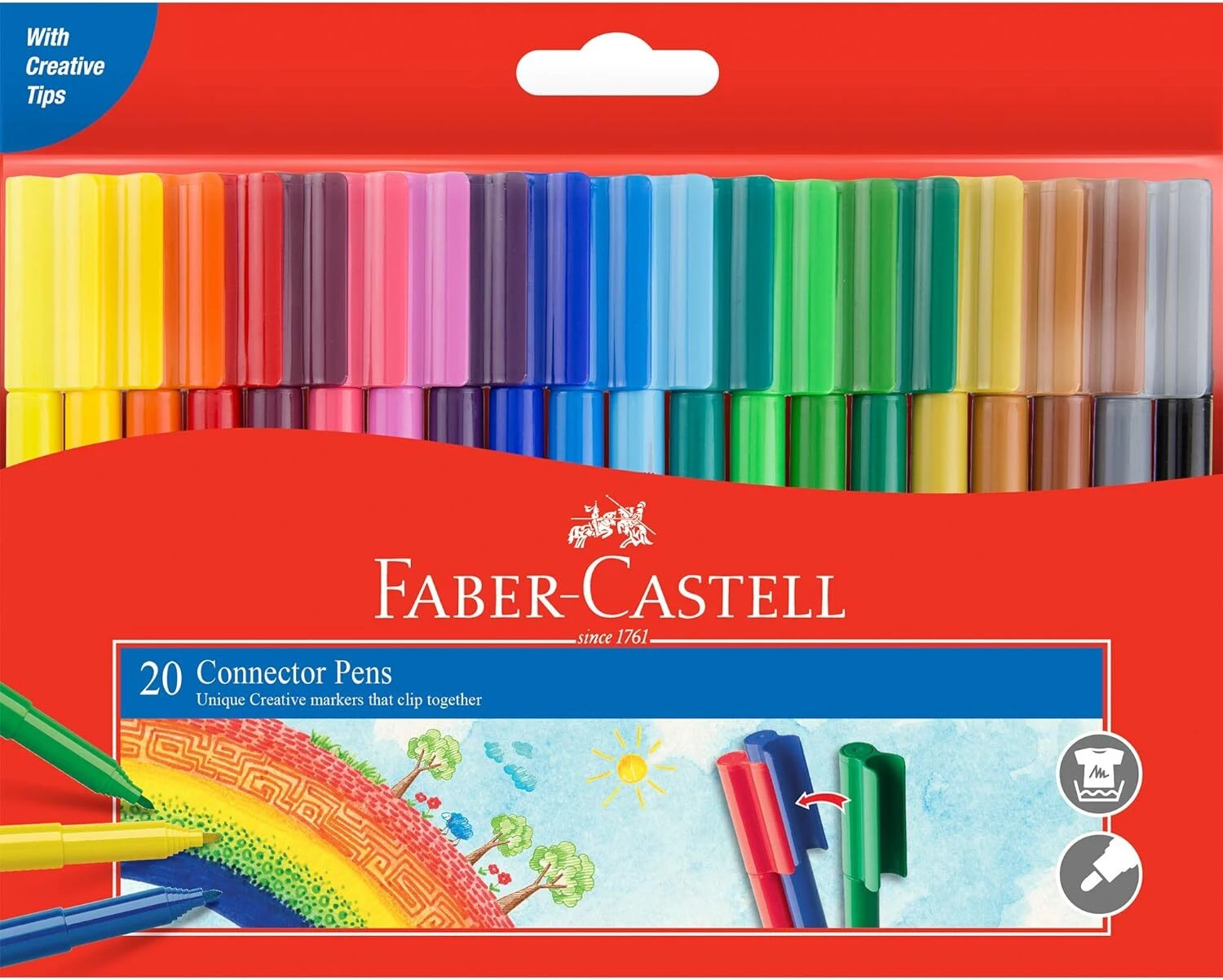 Faber Castell Connector Felt Pen 20 Color