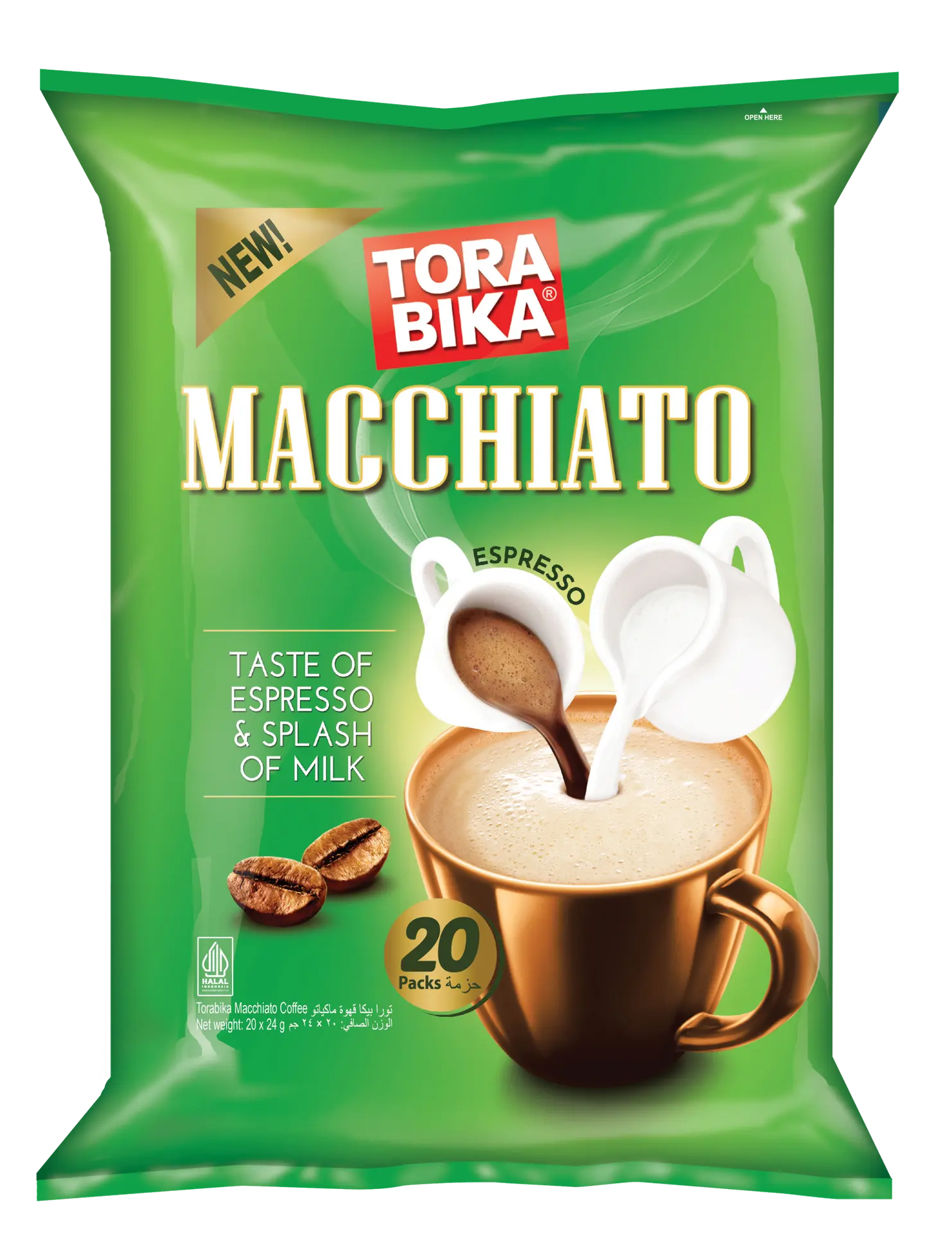 Torabica Instant Coffee Macchiato 20 Sachets 24 gm - view 1