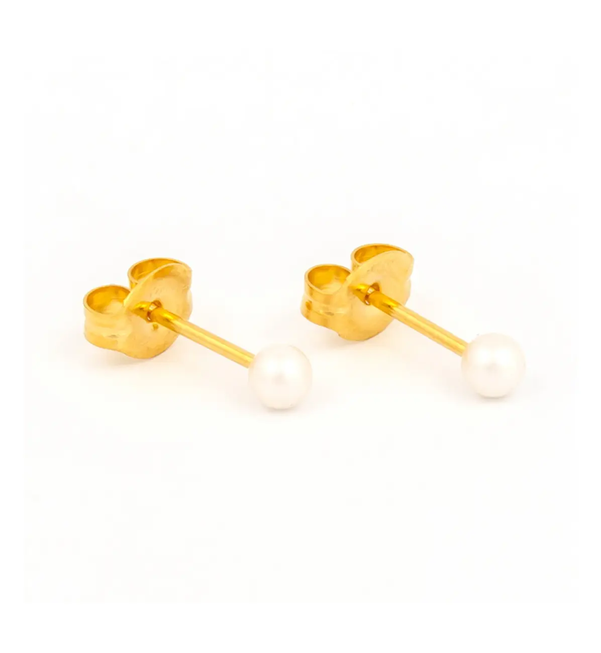 Studex 3mm White Pearl Gold Plated- Ear Piercing Kit - view 2
