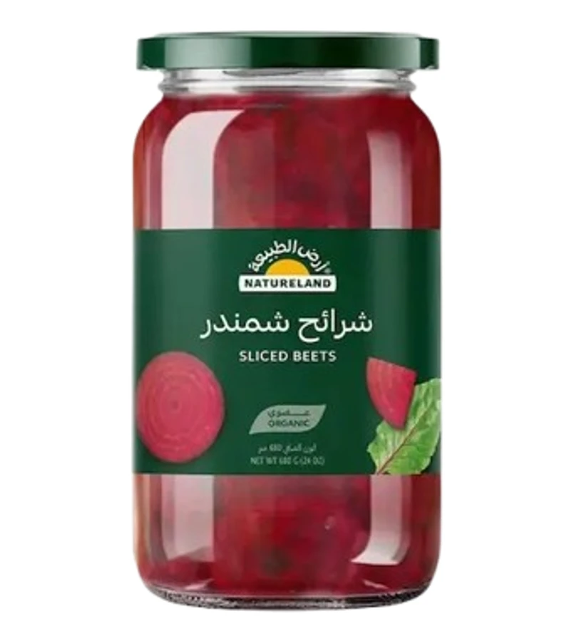 Natureland Organic Sliced Beets 680 Gm