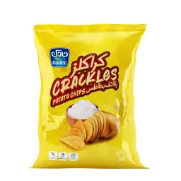 Nadec Crackles Potato Chips Salt Flavour 155 Gm