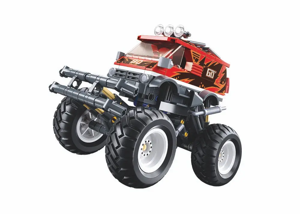 Sluban Red Desert Car Assembly 261 pcs - view 5