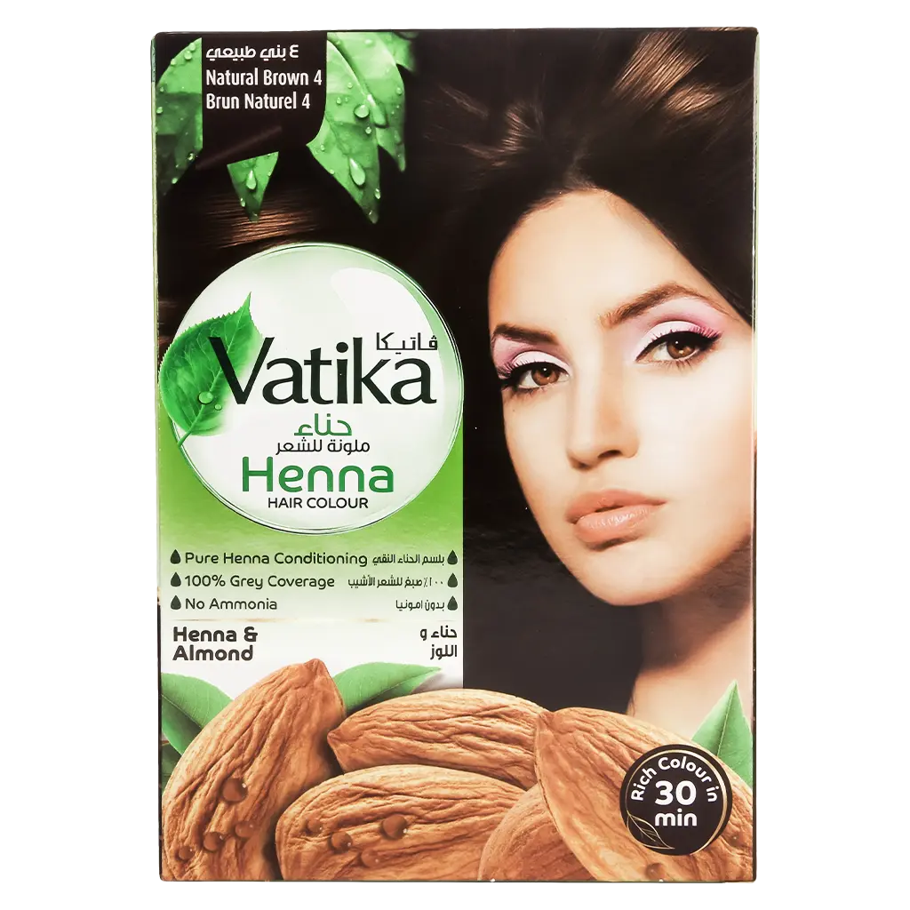 Vatika Henna Hair Colour Natural Brown 10 gm - view 2