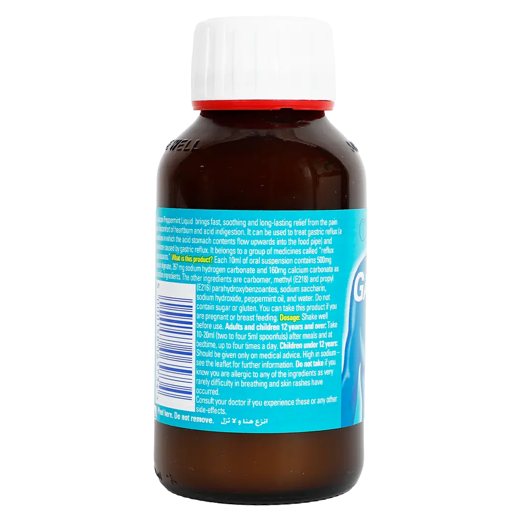 Gaviscson Oral Suspension Peppermint Flavor  200ml - view 3