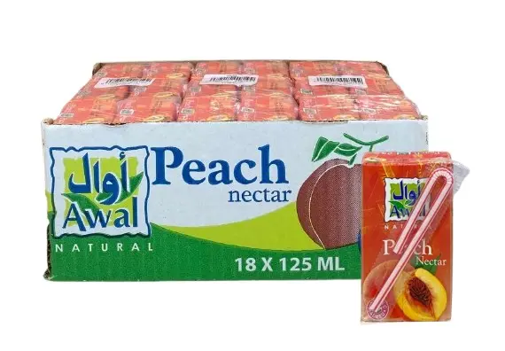 Awal Juice Peach Nectar 125MlX18 - view 1