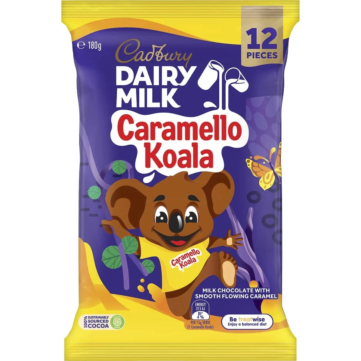 Cadbury Dairy Milk Caramello Koala 180 gm