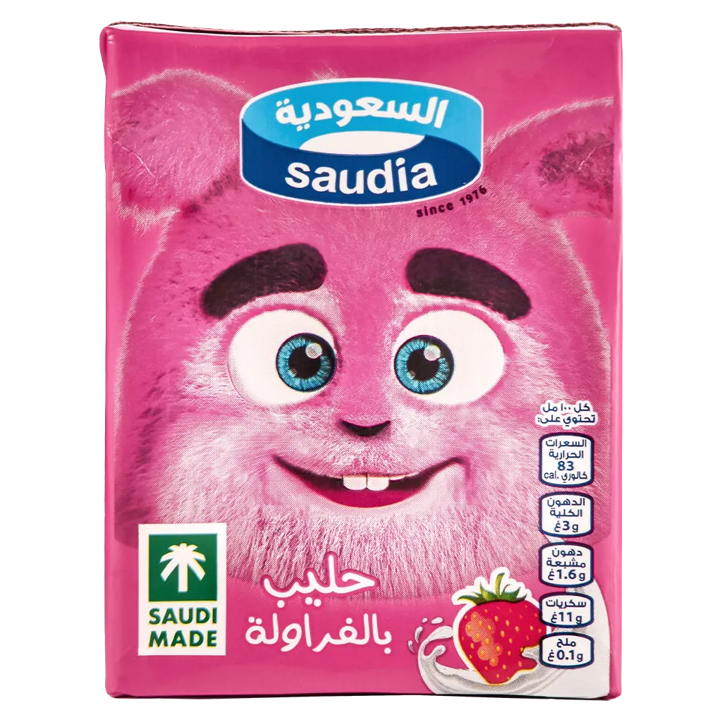 السعودية حليب بالفراولة 200 مل - view 2