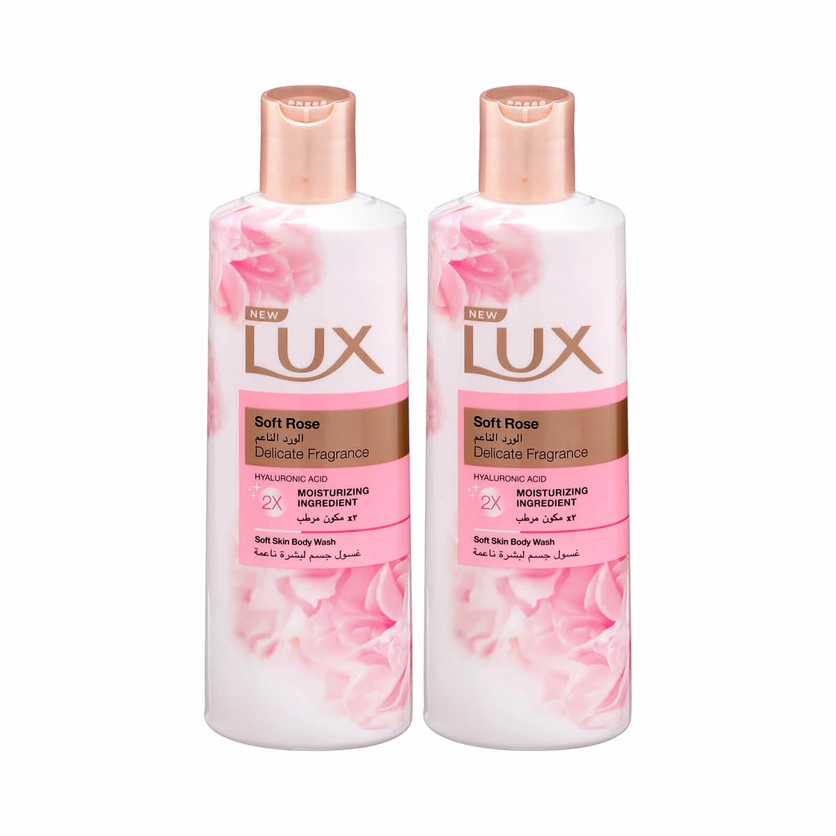 Lux Body Wash Soft Rose 250MlX2 15% Off
