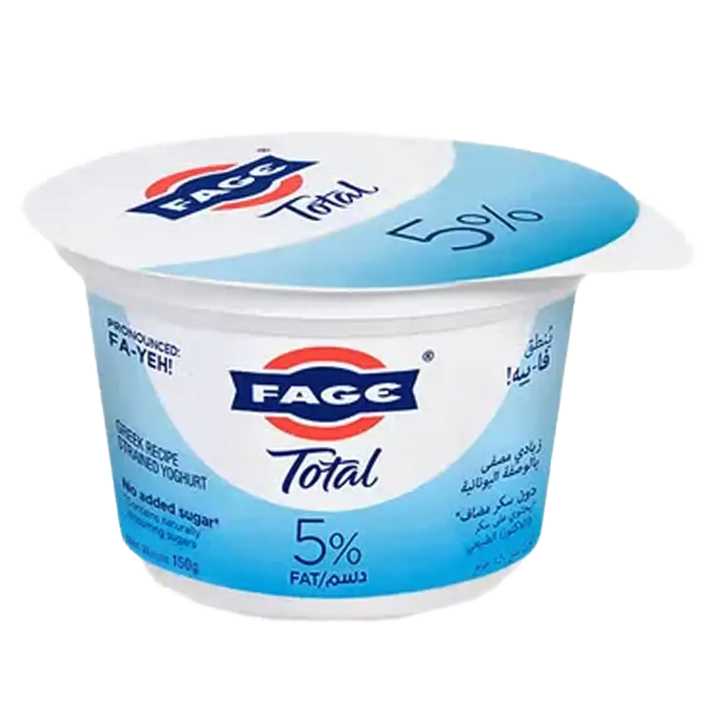 Fage Greek Yoghurt Plain 5% Fat 150 gm - view 1