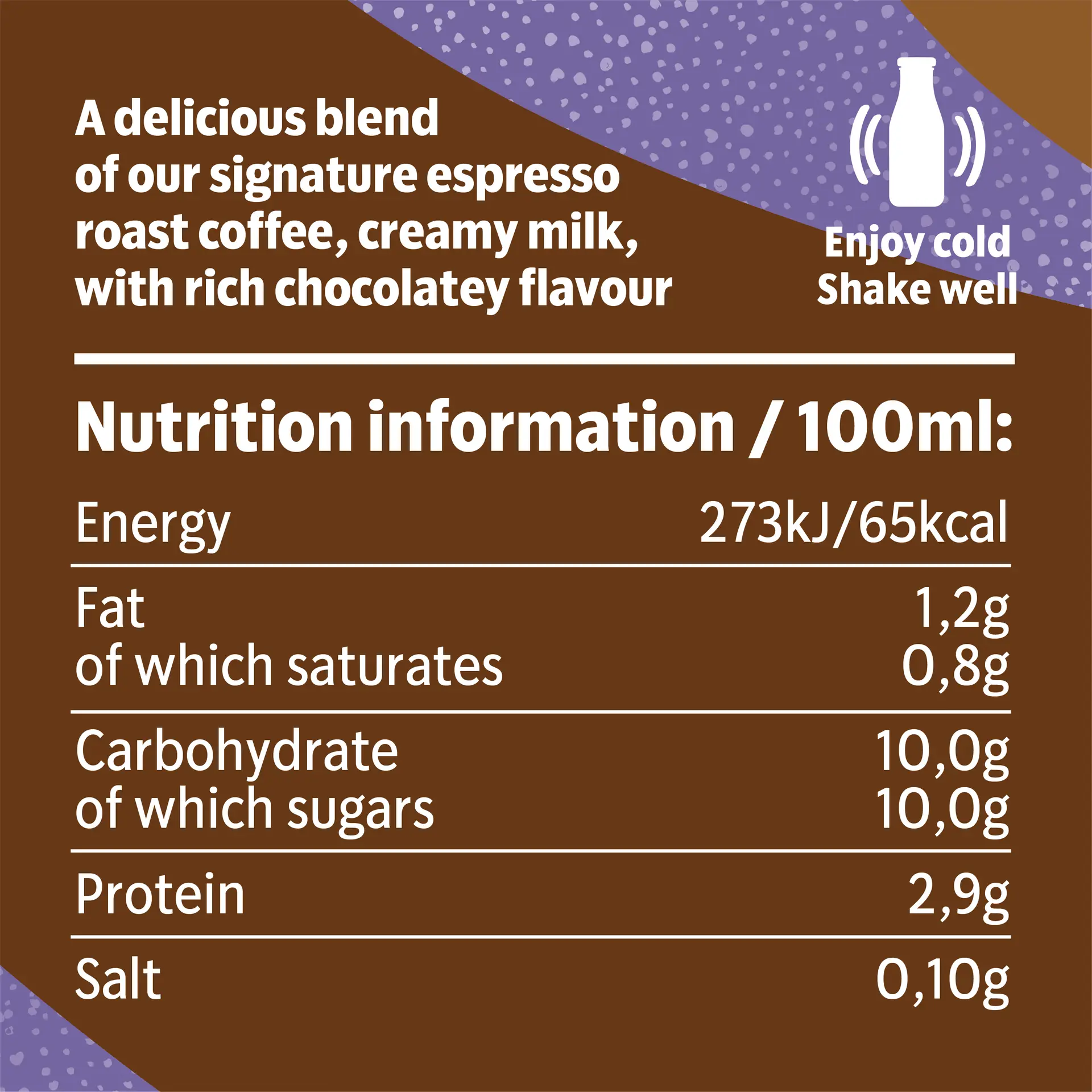 Starbucks Frappucino Mocha Chocolateice Coffee Low Fat 250 ml - view 2