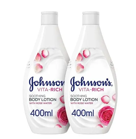 Johnson'S Vitarich Soothing Rosewater Body Lotion 2pcs 400 ml - view 1