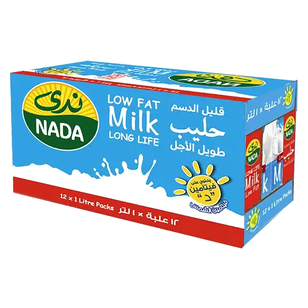 Nada Low Fat Milk 12 pcs 1 L - view 1