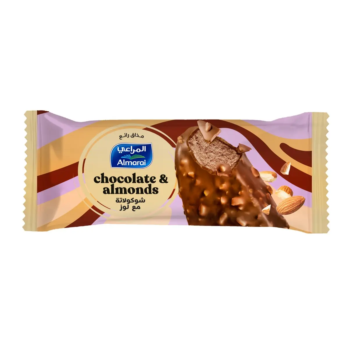 Almarai Ice Cream Stick Chocolate & Almond 90 ml - view 2