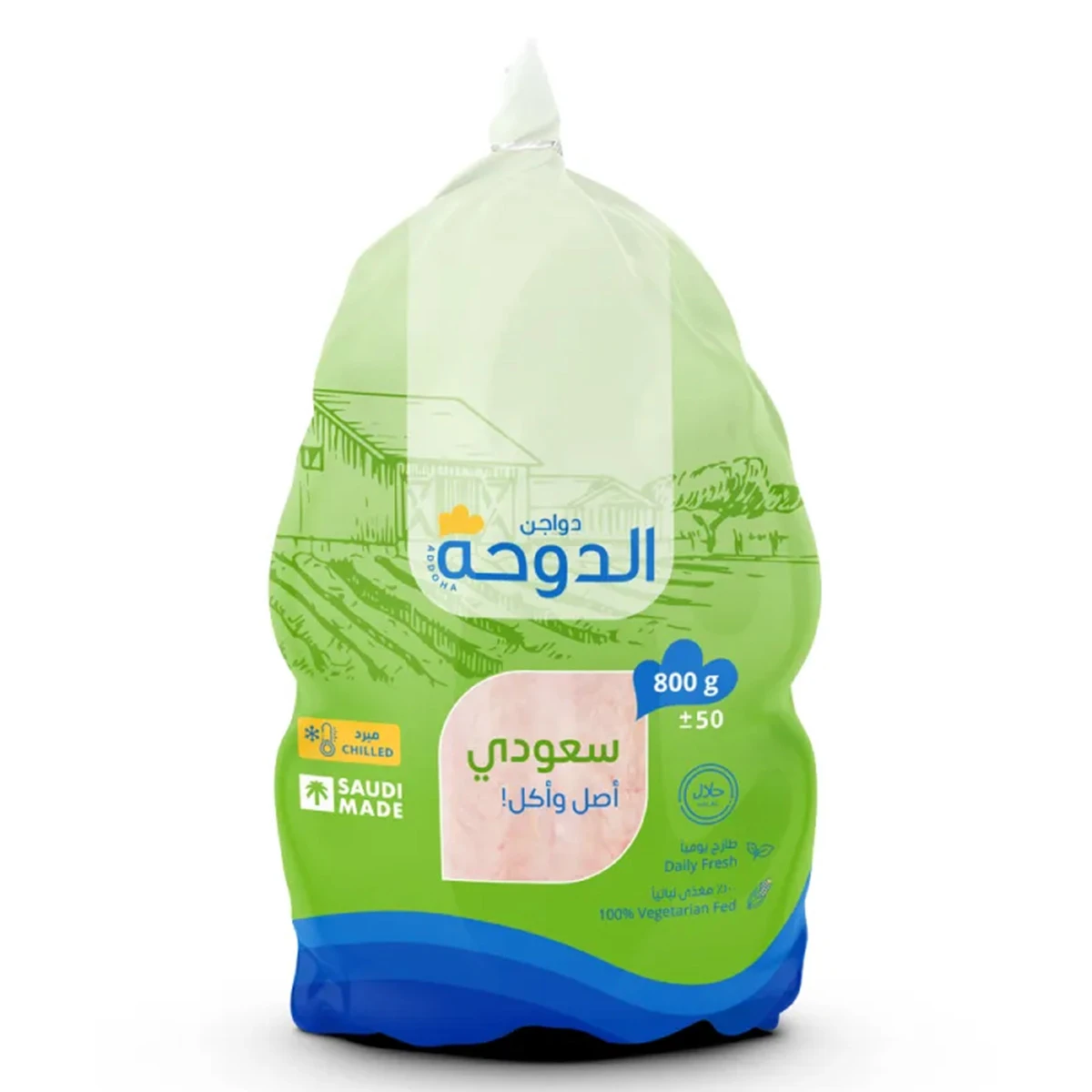 الدوحة دجاج كامل طازج 800 جم