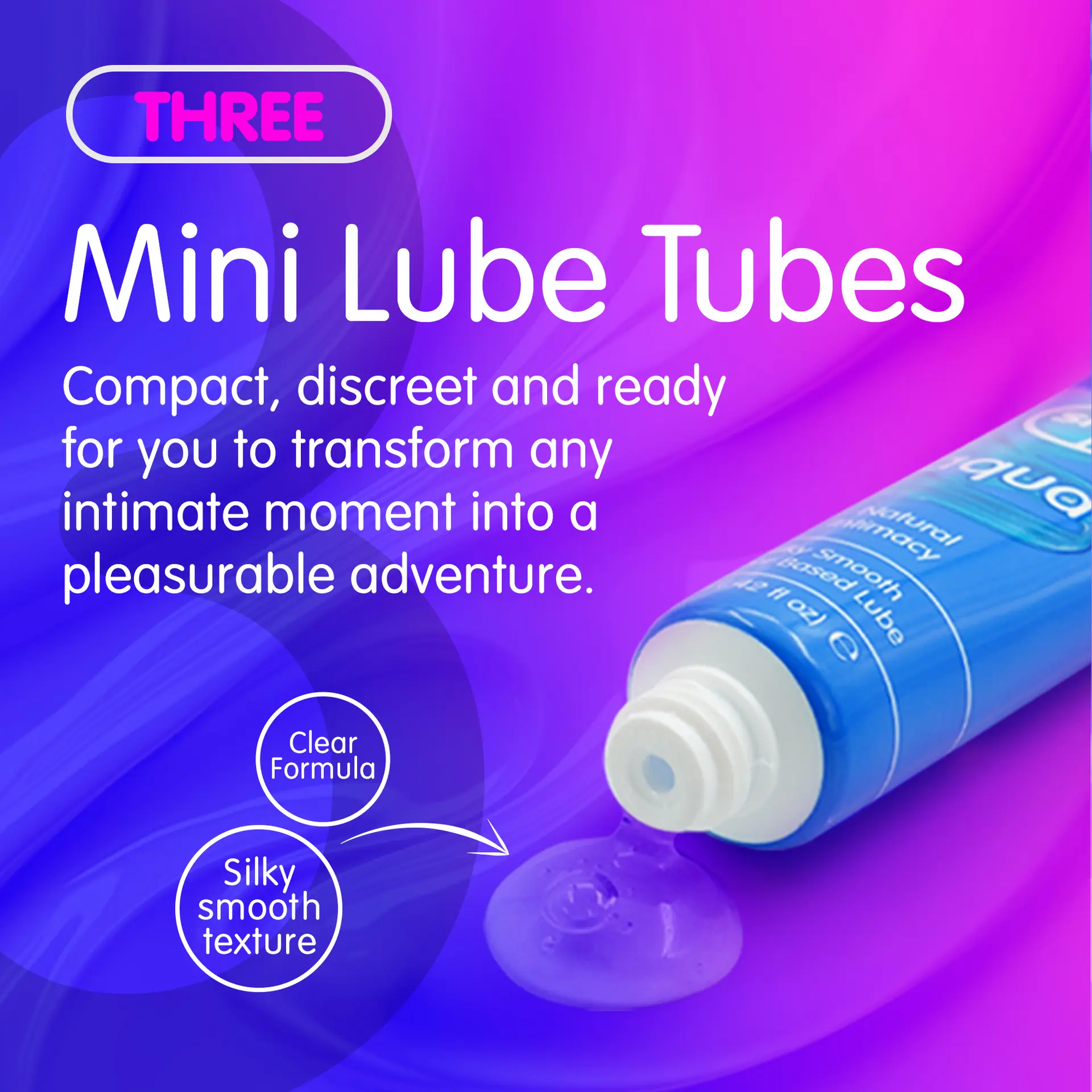 Skins Fruity Tubes Water Based Lubes 12MlX3 - view 4
