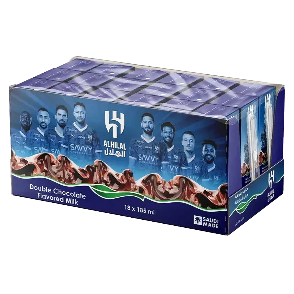 Al Hilal Double Chocolate Flavored Milk 18 pcs 185 ml - view 1