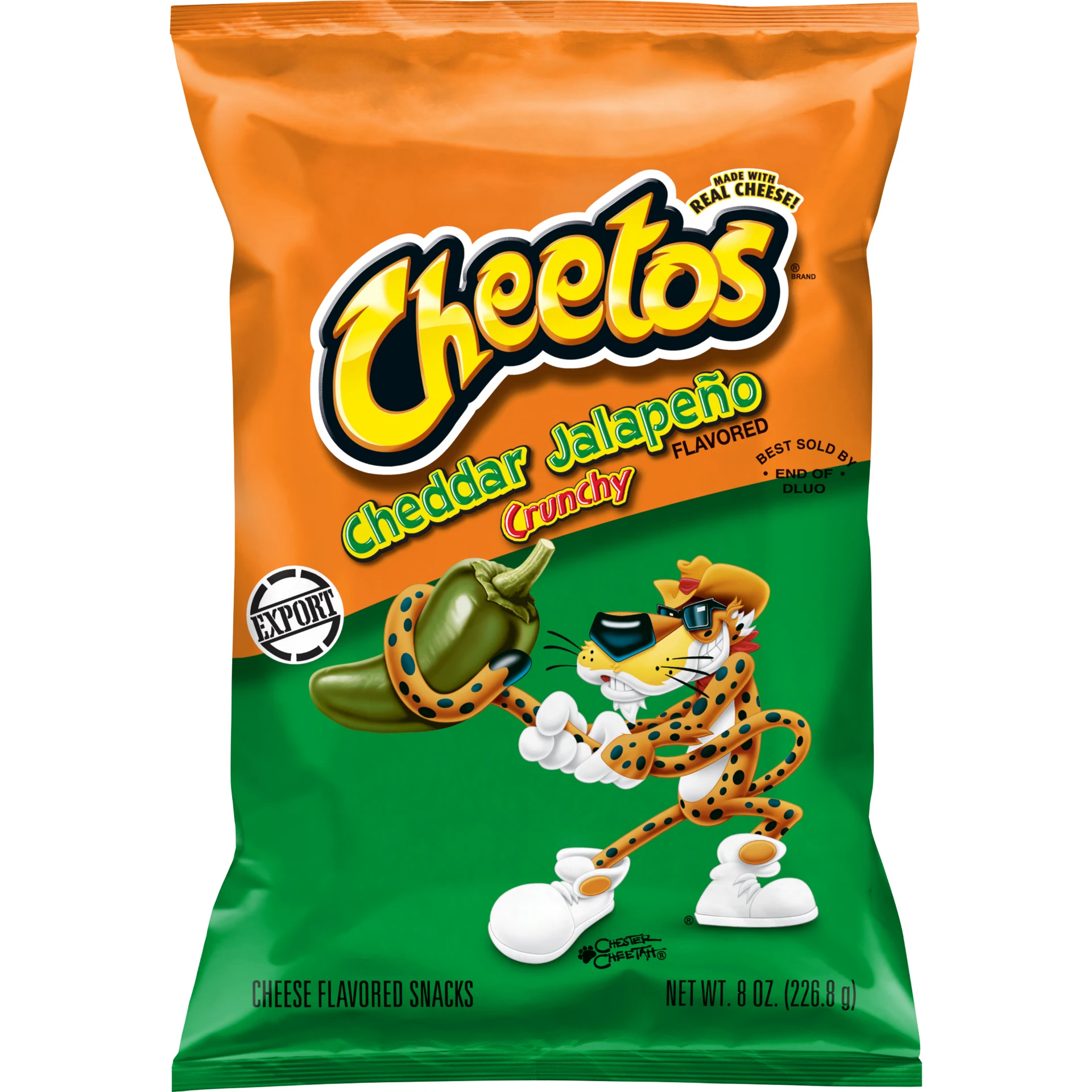 Fritolay Cheetos Jalapeno Chedar Crunchy 226 gm