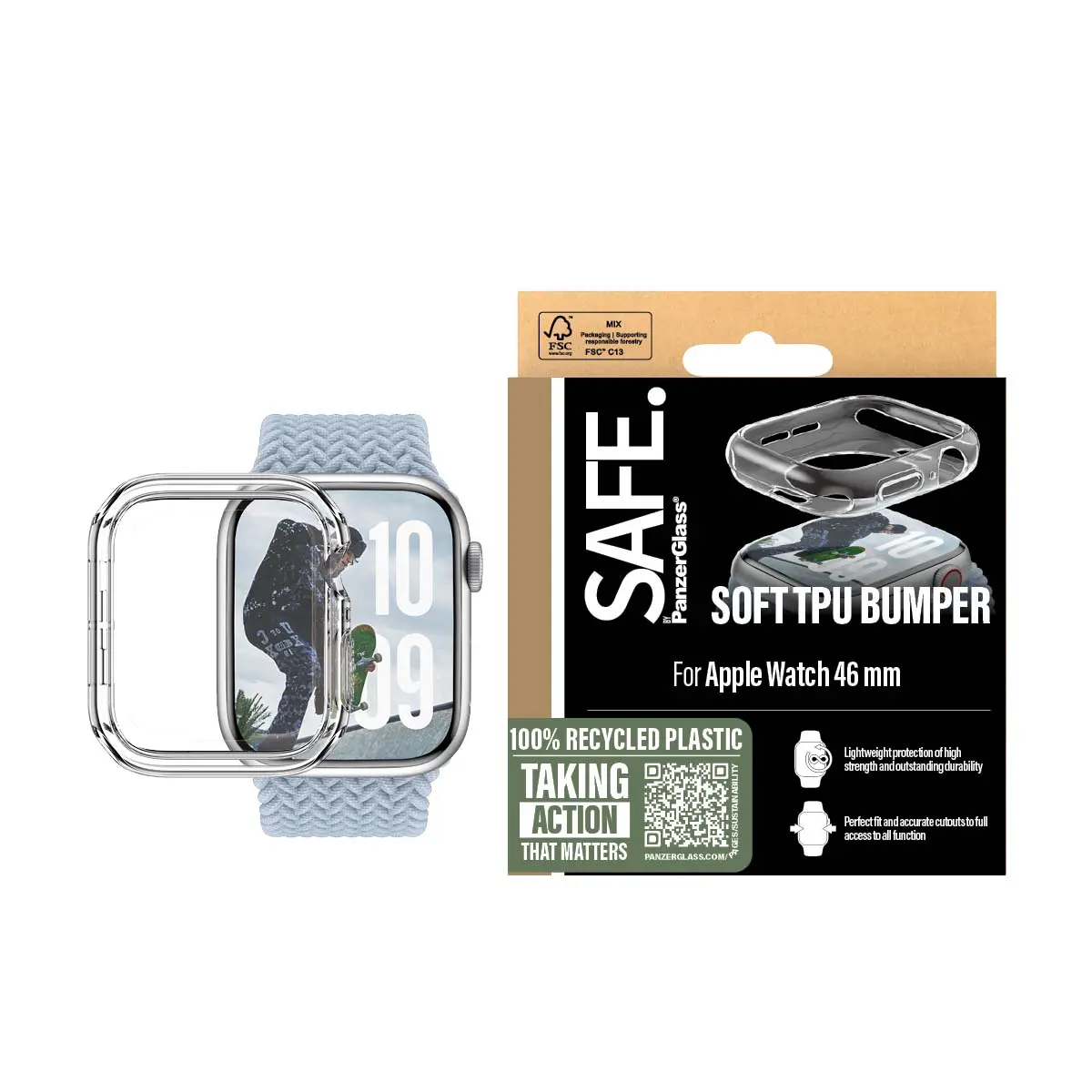 Panzerglass Tpu Bumper Transparent Apple Watch Series 10  46 mm - view 4