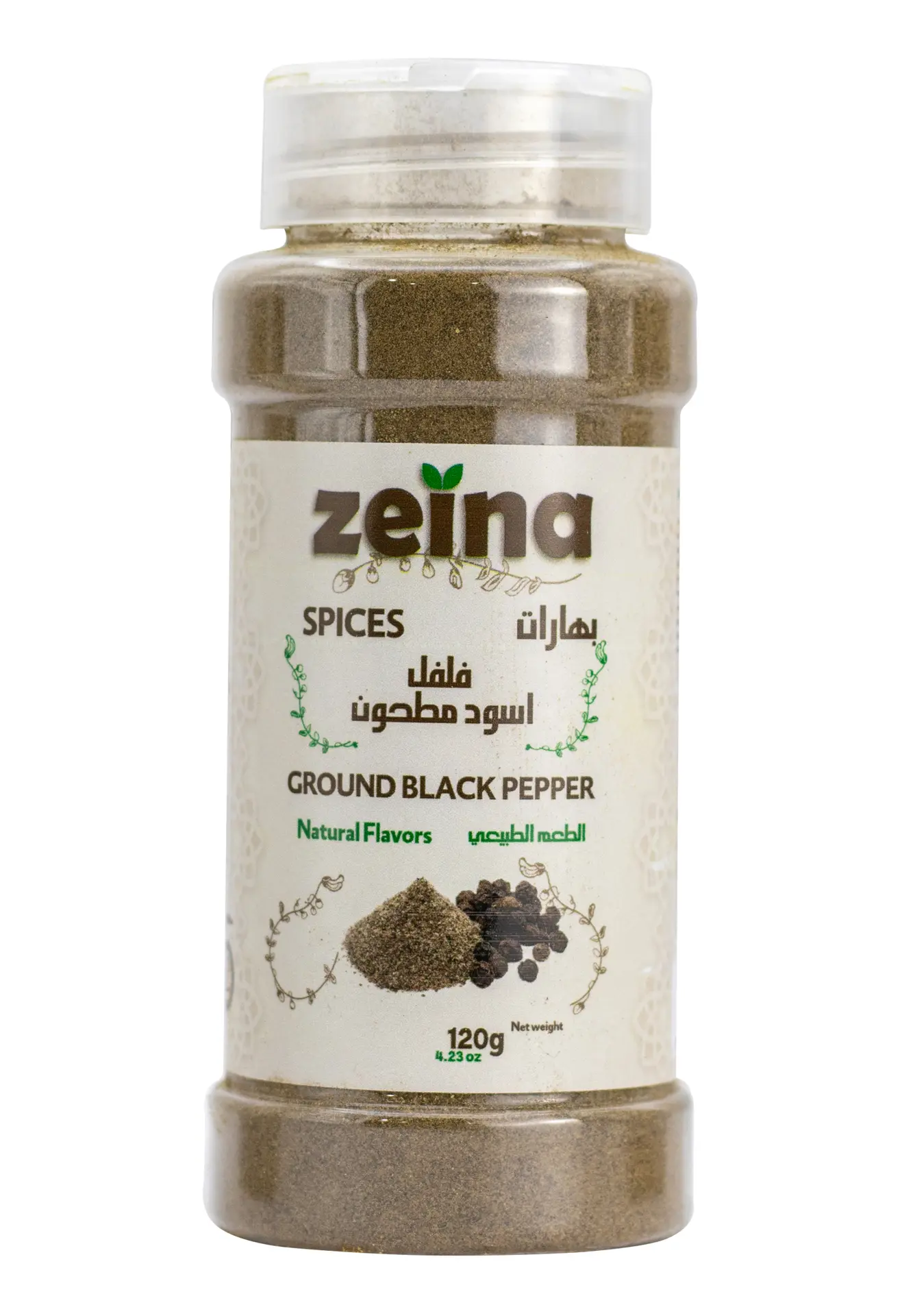 Zeina Ground Black Pepper 120 gm - view 1
