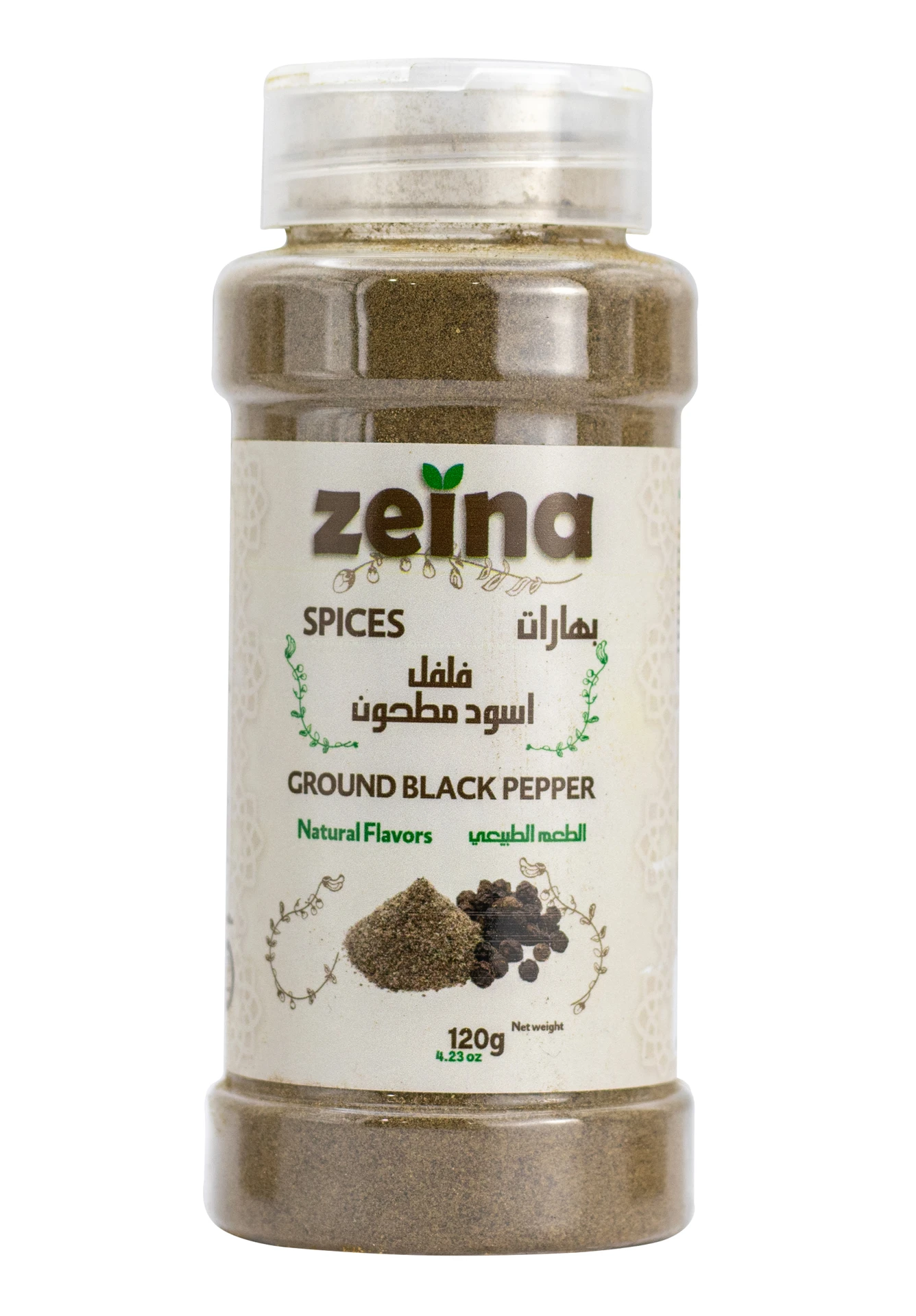 Zeina Ground Black Pepper 120 gm