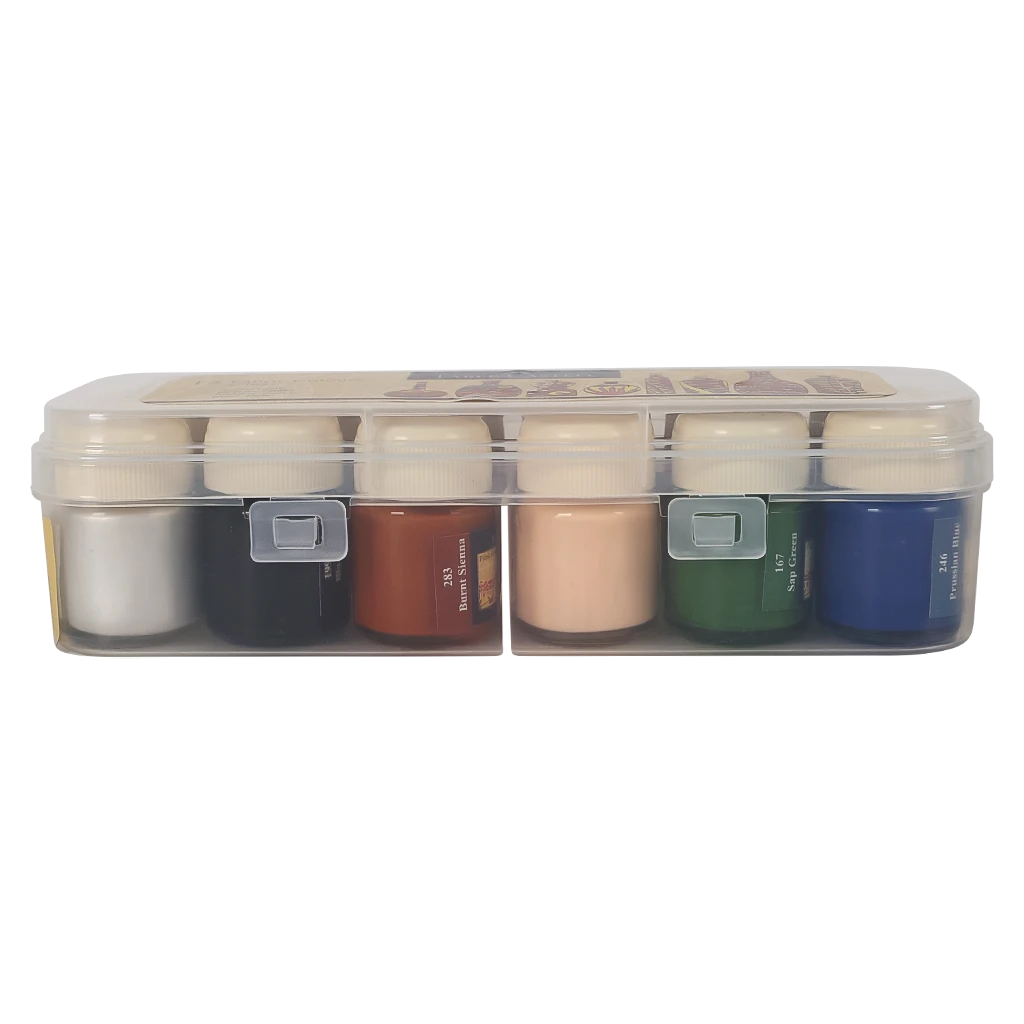 Faber Castel Fabric Colors 12 pcs 10 ml